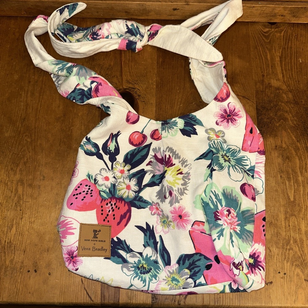 Vera Bradley ROSY GARDEN PICNIC New Hope Girl Limited Edition Hobo Bag Purse